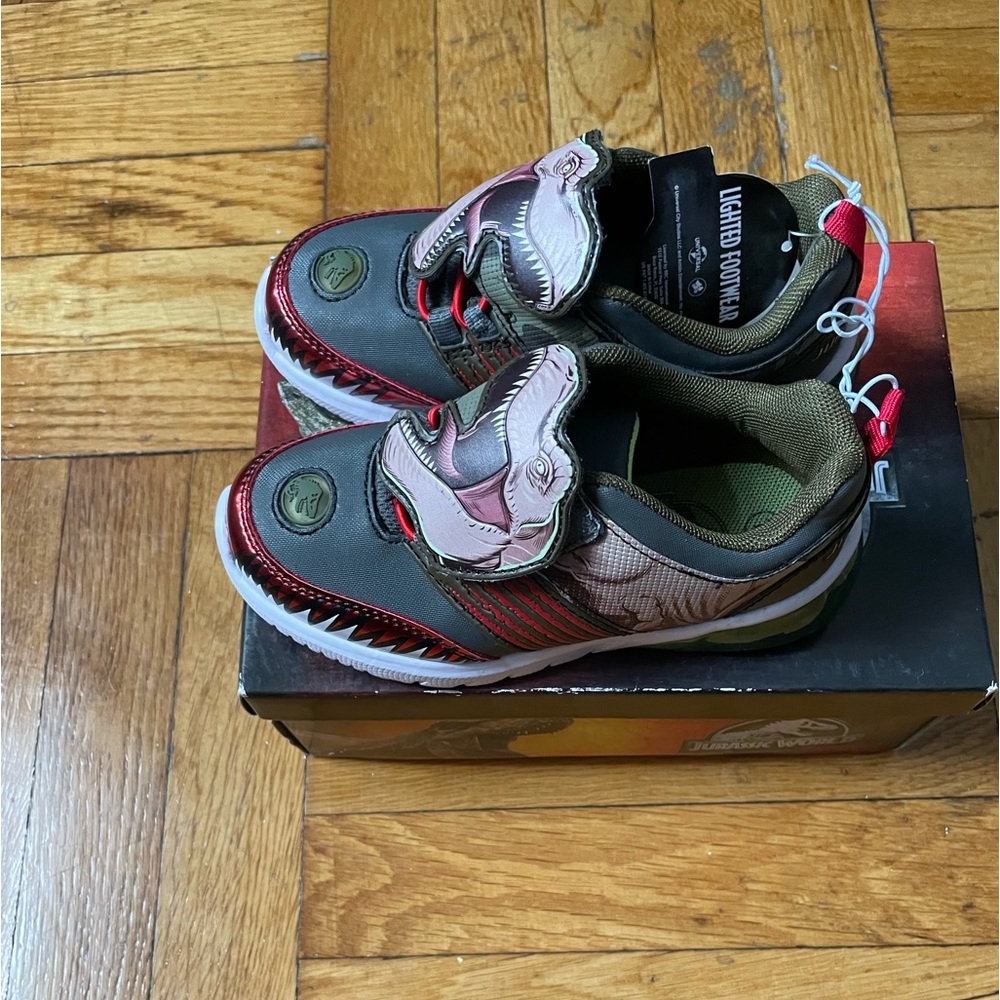 Jurassic Park kids light up sneakers